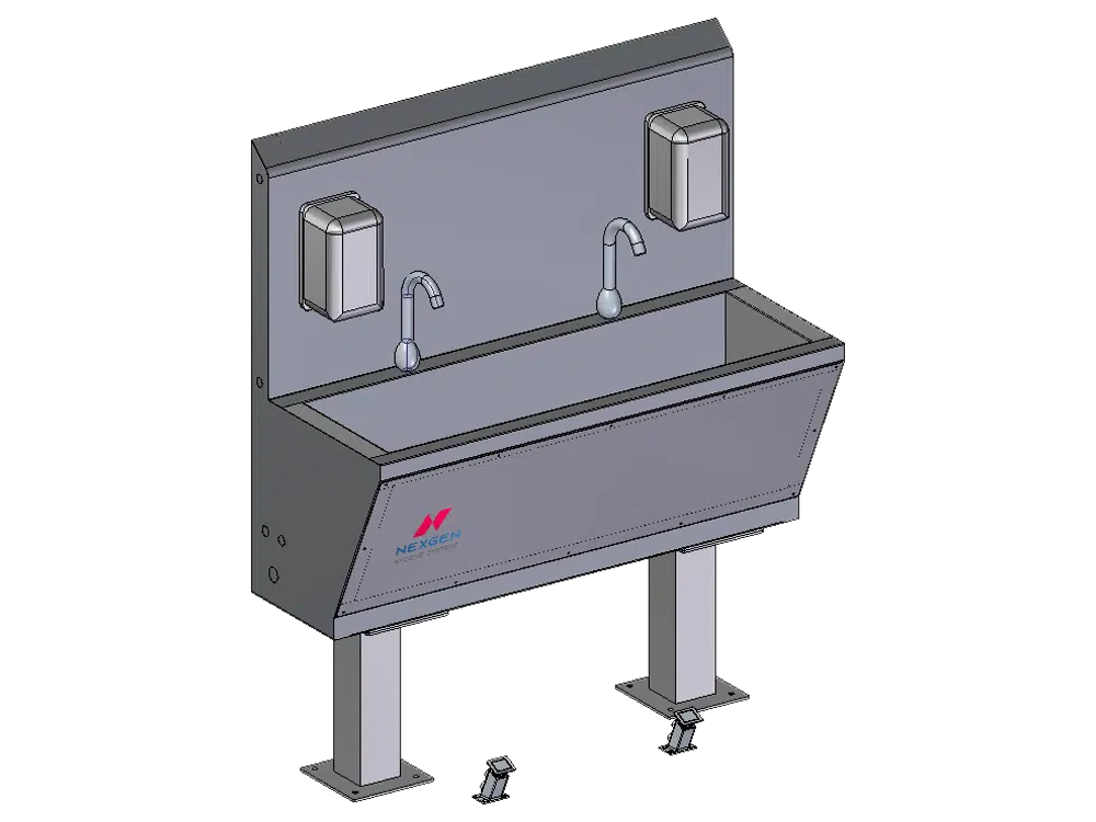 Foot Operated Wash Basin